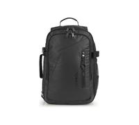 Gabol - Mochila de Viaje Underseat Canada con Capacidad 20/23L - Equipaje Ligero de 0,62kg y Medidas 25x40x20/23 cm - Material Poliéster Resinado + Textil - Diseño Español - Negro