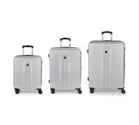 Gabol Juego 3 Maleta de 4 ruedas 3pcs. plateado