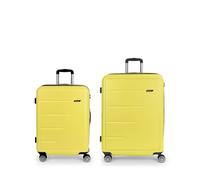 Gabol Juego de 2 Maletas rígidas Future Plus (Mediana y Grande) expandibles en Todos los tamaños, con Capacidad hasta 176L