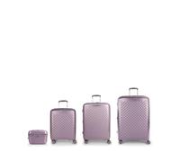 Gabol|Juego de Maletas (Cabina, Mediana, Grande y Neceser) expandibles Queens rígidas con Capacidad hasta 237,9 L