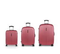Gabol Paradise XP 4 ruedas Juego de maletas 3 piezas con pliegue de expansión rojo