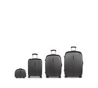 Gabol Juego de Maletas (Cabina, Mediana y Grande) expandibles y Neceser Paradise XP rígidas con Capacidad hasta 217 L