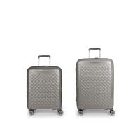 Gabol|Juego de Maletas (Cabina y Mediana) expandibles Queens rígidas con Capacidad hasta 114,6 L