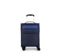 Gabol - Maleta de Cabina Blanda Cloud 55x38x20 cm - Equipaje de Mano Ligero 2kg con Capacidad 35L - 4 Ruedas Dobles y Cerradura TSA - Diseño Español en EVA Resistente y Flexible - Azul