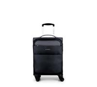 Gabol - Maleta de Cabina Blanda Cloud 55x38x20 cm - Equipaje de Mano Ligero 2kg con Capacidad 35L - 4 Ruedas Dobles y Cerradura TSA - Diseño Español en EVA Resistente y Flexible - Negro