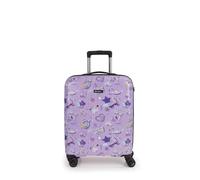 Gabol Maleta de cabina infantil Funny 55 cm rígida 4 ruedas dobles 360° TSA lila