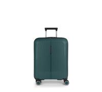 Gabol - Maleta de Cabina Rígida Expandible Brooklyn 55x40x22/25 cm - Equipaje de Mano Ligero 2,8kg con Capacidad hasta 47,4L - 4 Ruedas Dobles 360° y Cerradura TSA - Diseño Español - Verde Oscuro