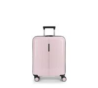 Gabol - Maleta de Cabina Rígida Expandible Brooklyn 55x40x22/25 cm - Equipaje de Mano Ligero 2,8kg con Capacidad hasta 47,4L - 4 Ruedas Dobles 360° y Cerradura TSA - Diseño Español - Rosa