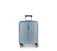 Gabol - Maleta de Cabina Rígida Expandible Brooklyn 55x40x22/25 cm - Equipaje de Mano Ligero 2,8kg con Capacidad hasta 47,4L - 4 Ruedas Dobles 360° y Cerradura TSA - Diseño Español - Azul Claro