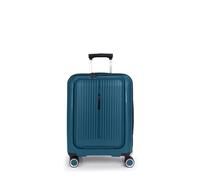 Gabol - Maleta de Cabina Rígida Expandible Brooklyn 55x40x22/25 cm - Equipaje de Mano Ligero 3,1kg con Capacidad hasta 47,4L - 4 Ruedas Dobles 360° y Cerradura TSA - Diseño Español - Turquesa