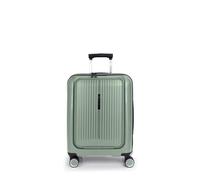 Gabol - Maleta de Cabina Rígida Expandible Brooklyn 55x40x22/25 cm - Equipaje de Mano Ligero 3,1kg con Capacidad hasta 47,4L - 4 Ruedas Dobles 360° y Cerradura TSA - Diseño Español - Verde