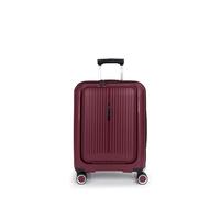 Gabol - Maleta de Cabina Rígida Expandible Brooklyn 55x40x22/25 cm - Equipaje de Mano Ligero 3,1kg con Capacidad hasta 47,4L - 4 Ruedas Dobles 360° y Cerradura TSA - Diseño Español - Color Burdeos