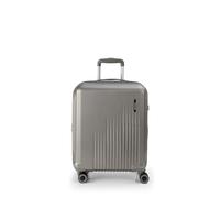 Gabol - Maleta de Cabina Rígida Expandible Kai 40x55x21/24 cm - Equipaje de Mano de 2,9 kg y 31,3/47L - 4 Ruedas Dobles 360°, Cerradura TSA y Cremallera de Seguridad - Policarbonato - Champagne