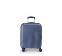 Gabol - Maleta de Cabina Rígida Expandible Kai 40x55x21/24 cm - Equipaje de Mano de 2,9 kg y 31,3/47L - 4 Ruedas Dobles 360°, Cerradura TSA y Cremallera de Seguridad - Diseño en Policarbonato - Azul