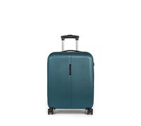 Gabol - Maleta de Cabina Rígida Expandible Paradise XP 55x39x21/25 cm - Equipaje de Mano Ligero 2,8kg con Capacidad hasta 42,5L - 4 Ruedas Dobles 360° y Cerradura TSA - Diseño Español en ABS - Verde