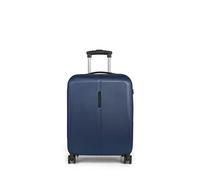 Gabol - Maleta de Cabina Rígida Expandible Paradise XP 55x39x21/25 cm - Equipaje de Mano Ligero 2,8kg con Capacidad hasta 42,5L - 4 Ruedas Dobles 360° y Cerradura TSA - Diseño Español en ABS - Azul