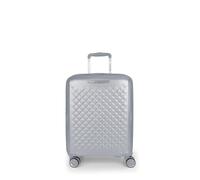 Gabol Queens 4 ruedas Carro de la cabina S 54 cm con pliegue de expansión plateado