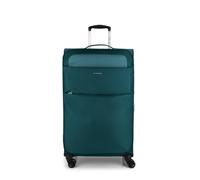 Gabol - Maleta Grande Blanda Expandible Cloud 78x46x30 cm - Peso 3kg con Capacidad de hasta 96,6L - 4 Ruedas Dobles y Cerradura TSA - Diseño Español en EVA Resistente y Flexible - Turquesa