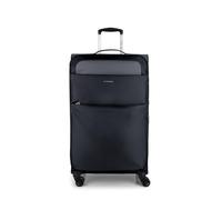 Gabol - Maleta Grande Blanda Expandible Cloud 78x46x30 cm - Peso 3kg con Capacidad de hasta 96,6L - 4 Ruedas Dobles y Cerradura TSA - Diseño Español en EVA Resistente y Flexible - Negro