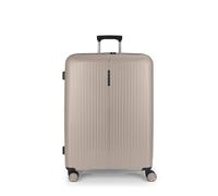 Gabol - Maleta Grande Expandible Brooklyn 51x75x31/34 cm - Equipaje Ligero 4,5kg con Capacidad 109/119,6L - 4 Ruedas Dobles 360° y Cerradura TSA - Diseño Español en Polipropileno - Beige