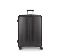 Gabol - Maleta Grande Expandible Brooklyn 51x75x31/34 cm - Equipaje Ligero 4,5kg con Capacidad 109/119,6L - 4 Ruedas Dobles 360° y Cerradura TSA - Diseño Español en Polipropileno - Gris