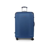 Gabol - Maleta Grande Rígida Expandible Balance XP 77x55x33/35 cm - Peso Ligero 4,6 kg con Capacidad 111,8/118,7 litros - 4 Ruedas Dobles 360° y Cerradura TSA - Diseño Español en ABS - Azul