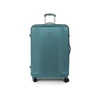 Gabol - Maleta Grande Rígida Expandible Balance XP 77x55x33/35 cm - Peso Ligero 4,6 kg con Capacidad 111,8/118,7 litros - 4 Ruedas Dobles 360° y Cerradura TSA - Diseño Español en ABS - Turquesa