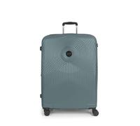Gabol - Maleta Grande Rígida Expandible Radar 53x76x33/37 cm - Capacidad 114/128L - 4 Ruedas Dobles 360°, Cerradura TSA y Cremallera de Seguridad - Diseño Español en Policarbonato - Verde
