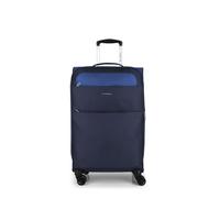 Gabol - Maleta Mediana Blanda Expandible Cloud 68x42x27 cm - Peso 2,7kg con Capacidad de hasta 68L - 4 Ruedas Dobles y Cerradura TSA - Diseño Español en EVA Resistente y Flexible - Azul