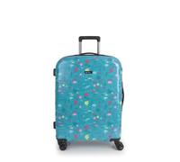 Gabol - Maleta Mediana Infantil Rígida Acqua 47x66x25cm - Equipaje Ligero 3,58kg con Capacidad 65,2L - 4 Ruedas Dobles 360° y Cerradura TSA - Diseño Español en ABS y Policarbonato - Turquesa