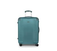 Gabol - Maleta Mediana Rígida Expandible Balance XP 66x48x27/30 cm - Equipaje Ligero 3,8kg con Capacidad 68,8/77,9L - 4 Ruedas Dobles 360° y Cerradura TSA - Diseño Español en ABS - Turquesa