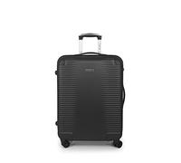 Gabol - Maleta Mediana Rígida Expandible Balance XP 66x48x27/30 cm - Equipaje Ligero 3,8kg con Capacidad 68,8/77,9L - 4 Ruedas Dobles 360° y Cerradura TSA - Diseño Español en ABS - Gris
