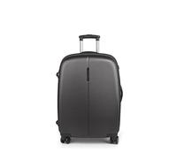 Gabol - Maleta Mediana Rígida Expandible Paradise XP 67x48x27/30,5 cm - Equipaje Ligero 3,8kg con Capacidad 70/79L - 4 Ruedas Dobles 360° y Cerradura TSA - Diseño Español en ABS - Gris