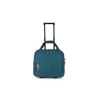 Gabol - Maletín con Ruedas y Compartimento para Portátil 15,6″ W co 40x36x19 cm - Altura con Tirador Totalmente Extendida 101 cm - Fabricado en Poliéster Reciclado RPET - Diseño Español - Turquesa