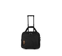 Gabol - Maletín con Ruedas y Compartimento para Portátil 15,6″ Week Eco 40x36x19 cm - Altura con Tirador Totalmente Extendida 101 cm - Fabricado en Poliéster Reciclado RPET - Diseño Español - Negro