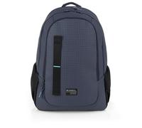 Gabol - Mochila de 2 Compartimentos Lion 33x47x20 cm - Cinta de Pecho y Adaptable a Carro - Espalda y Asas Acolchadas - Etiqueta Reflectante y Resistente al Agua - Material Reciclado - Azul Marino