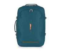 Gabol - Mochila de Cabina Week Eco 35x50x20 cm - Equipaje de Mano Ligero con Capacidad hasta 35L - Compartimento para Portátil 17,3" - Hecha en PET Reciclado - Diseño Español - Turquesa