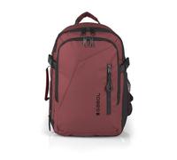 Gabol - Mochila de Viaje Underseat Canada con Capacidad 20/23L - Equipaje Ligero de 0,62kg y Medidas 25x40x20/23 cm - Material Poliéster Resinado + Textil - Diseño Español - Color Burdeos