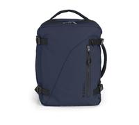 Gabol - Mochila de Viaje Underseat Canada con Capacidad 24/28,8L - Equipaje Ligero de 1kg y Medidas 30x40x20/24 cm - Material Poliéster Resinado + Textil - Diseño Español - Azul Marino