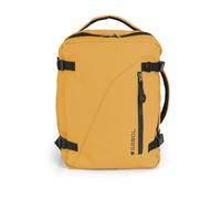 Gabol - Mochila de Viaje Underseat Canada con Capacidad 24/28,8L - Equipaje Ligero de 1kg y Medidas 30x40x20/24 cm - Material Piel Sintética + Textil - Diseño Español - Color Mostaza