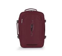 Gabol - Mochila de Viaje Week Eco 29x44x20 cm - Equipaje de Mano Ligero con Capacidad hasta 25,5L - Compartimento para Portátil 15,6" - Hecha en PET Reciclado - Diseño Español - Burdeos