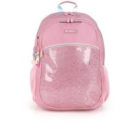 Gabol - Mochila Escolar Adaptable a Carro 34x46x20 cm Glam con 2 Compartimentos, Espalda Acolchada, Funda para Portátil 15,6'' y Base Reforzada