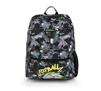 Gabol Mochila escolar SCORE adaptable a carro 30x40x12 cm, espalda termoformada, negra