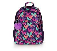 Gabol - Mochila Escolar de 3 Compartimentos 32x44x18 cm Kokoro con Espalda Ergonómica de Rejilla, Funda para Portátil 15,6'' y Base Reforzada