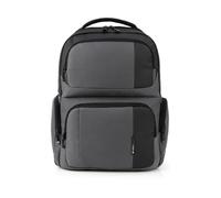 Gabol - Mochila Impermeable para Portátil 14" Record con Capacidad 16,7L - Peso Ligero de 0,98kg y Medidas 32x39x17 cm - Material Resistente al Agua - Diseño Español - Gris y Negro