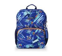 Gabol - Mochila Infantil Crew 25x33x12 cm Ligera y Resistente al Agua con Espalda Acolchada, Identificador y Elementos Reflectantes