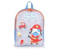 Gabol - Mochila Infantil Pequeña y Ligera Staff Charlie 25x31x11 cm con Espalda Acolchada, Reflectantes e Identificador para el Nombre, Ideal para la Guardería
