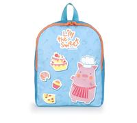 Gabol - Mochila Infantil Pequeña y Ligera Staff Lily 25x31x11 cm con Espalda Acolchada, Reflectantes e Identificador para el Nombre, Ideal para la Guardería