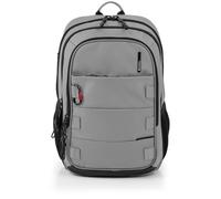 Gabol - Mochila para Portátil 15,6" Disk con 3 Compartimentos y Capacidad 25,5L - Peso Ligero de 0,93kg y Medidas 33x47x19 cm - Material Poliéster Resinado con Reflectantes - Diseño Español - Gris