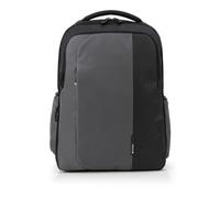 Gabol - Mochila para Portátil 15,6" Expandible Record con Capacidad 22,5L - Peso Ligero de 1kg y Medidas 31x43x15/18 cm - Material Resistente al Agua - Diseño Español - Gris y Negro